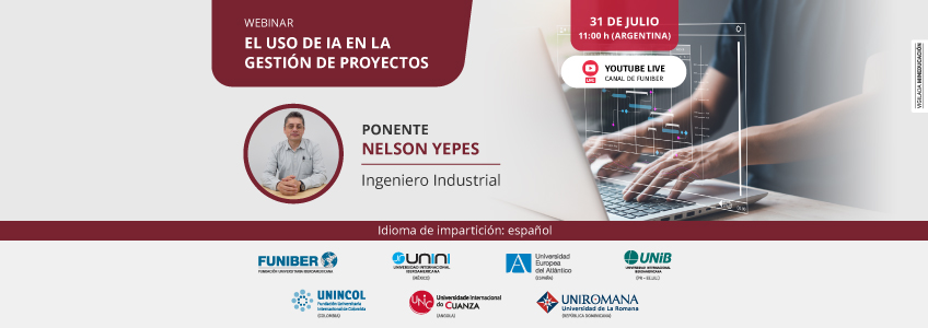 UNINCOL organiza el webinar «El uso de IA en la Gestión de Proyectos»
